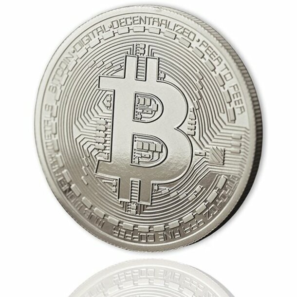 Bitcoin - Sammlermünze Silber
