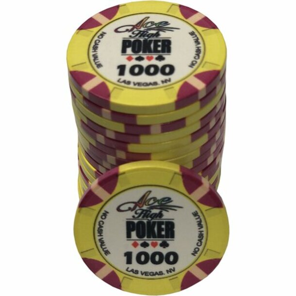 WSOP Ace High - Keramik - 1000