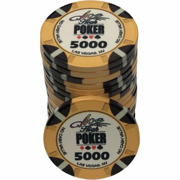 WSOP Ace High - Keramik - 5.000