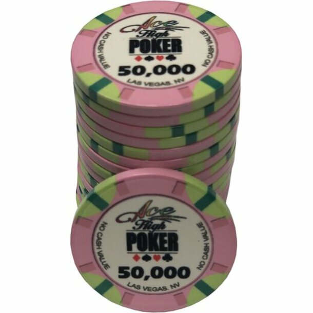 WSOP Ace High - Keramik - 50.000