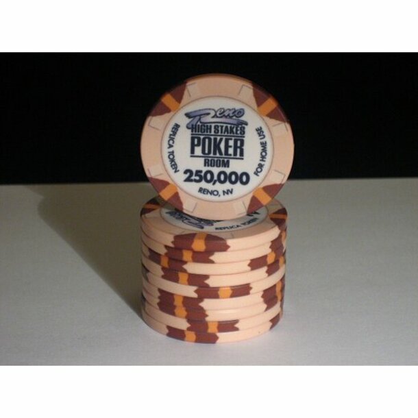 Pokerchip - WSOP Replica Ceramics - 250.000 - unaligned
