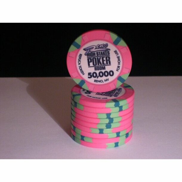 Pokerchip - WSOP Replica Ceramics - 50.000 - unaligned