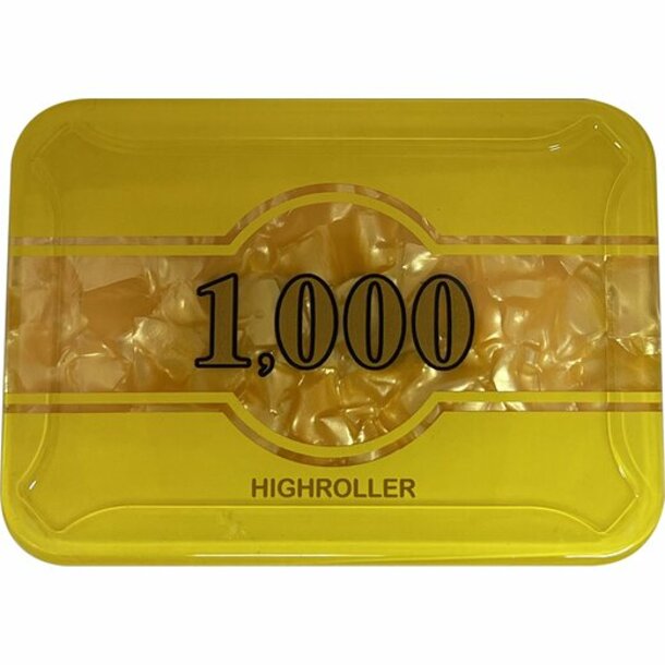 Plaque - Highroller 1000
