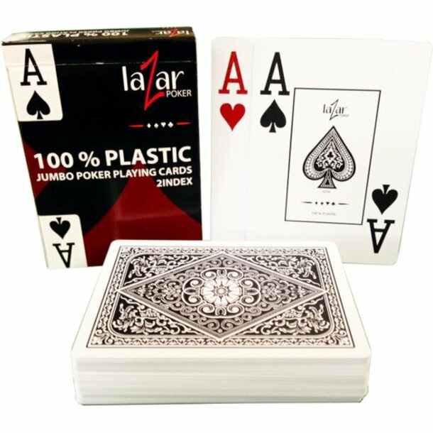 Spielkarten - Lazar 1070 Premium - schwarz