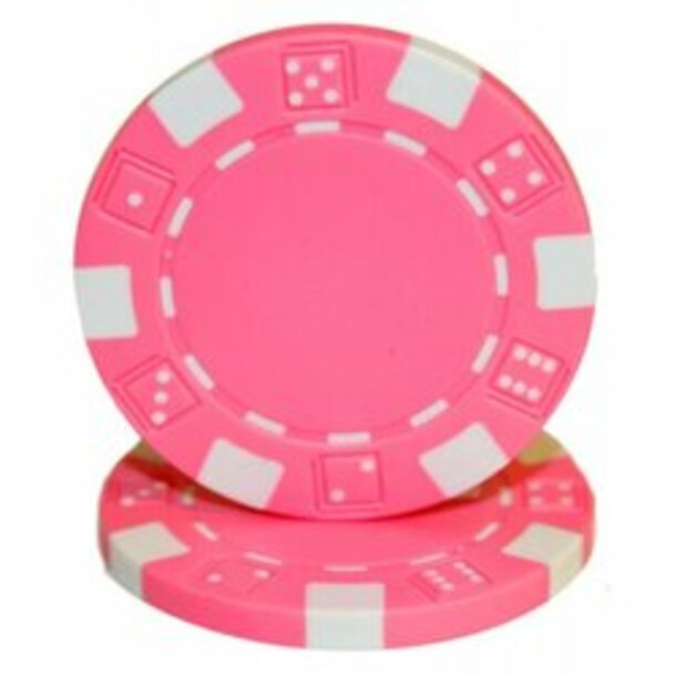 Pokerchip - Dice Rosa