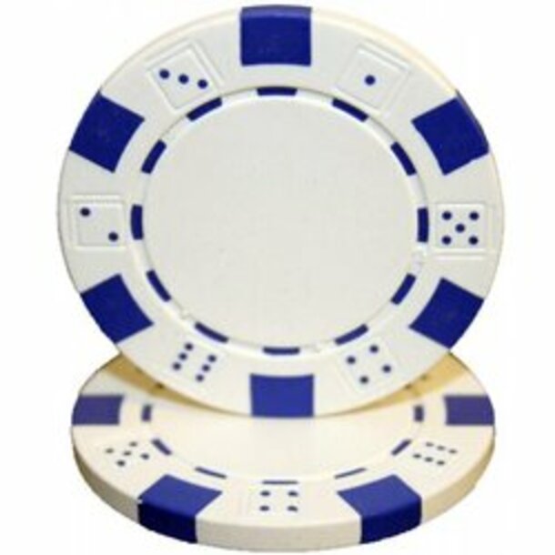 Pokerchip - Dice Weiß