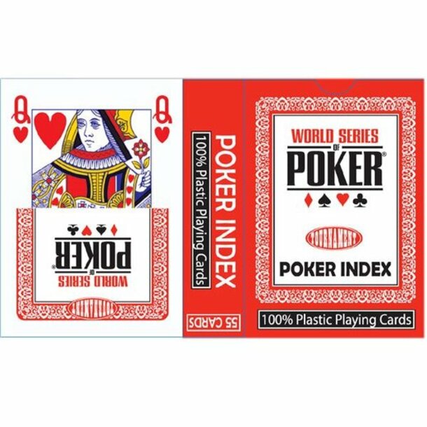 Pokerkarten - WSOP red - Standard
