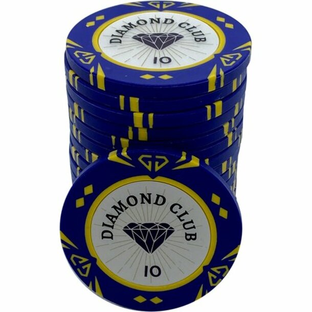 Pokerchip - Diamond Club 10